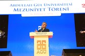 Abdullah Gül, AGÜ’nün 7. Mezuniyet Törenine Katıldı